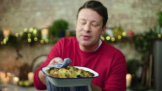 Jamie’s Tipsmas Brussels Cauliflower Cheese Cranberry Sauce Mash  Tesco with Jamie Oliver [upl. by Anilorak]