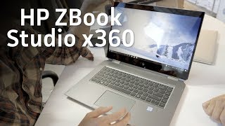 HP ZBook Studio X360 unboxing [upl. by Ahseekal235]