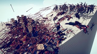 SPEAR THROWERS VS 100x MELEE UNIT  Totally Accurate Battle Simulator [upl. by Ymmij]