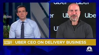 Uber CEO Dara Khosrowshahi on Q1 results growth outlook and Instacart partnership [upl. by Ikram195]