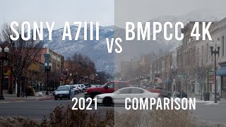 Sony A7III vs BMPCC 4k in 2021 comparison [upl. by Niroht]