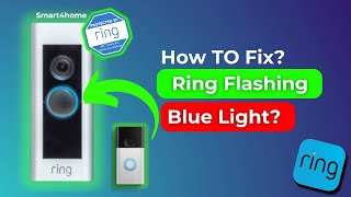 Ring Doorbell flashing Blue Light  How to fix  Why is my ring doorbell flashing blue light [upl. by Fisk]