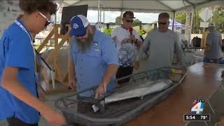 200 boats competed in the Greater Jacksonville Kingfish Junior Angler Tournament [upl. by Mclain699]