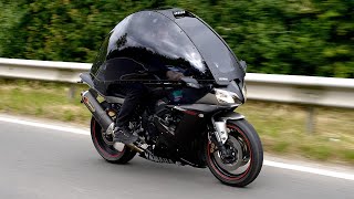 Every Bikers Dream Motorcycle Roof for Rainy Weather  DIY ANTIRAIN Motorcycle [upl. by Cibis]