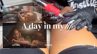 come watch me amp my homegirl get tattoos vlog 👀💉 [upl. by Dalia444]