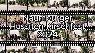 Umzug zum Naumburger Hussiten Kirschfest 2024 [upl. by Eaj]