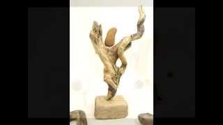 Driftwood Crafts  Art  Treibholz Recycling Kunst Part 2 [upl. by Anastas792]