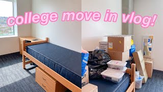 COLLEGE DORM MOVE IN VLOG 2021 [upl. by Gavrielle]