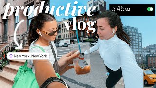 productive days in my life as a 27 year old in nyc 🏃🏻‍♀️👩🏻‍💻  vlog [upl. by Ahsekal]