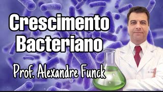 CRESCIMENTO BACTERIANO  PROF ALEXANDRE FUNCK [upl. by Ffirahs]