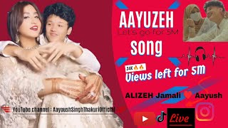 ALIZEH Jamali and Aayush TIKTOK live 23 Jun 2024 aayuzeh aayuzehsong aayuujanta [upl. by Oitaroh]