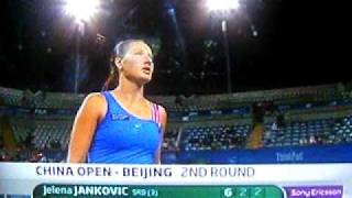 Jankovic Jelena Jovanovski Bojana WTA China Open 64 26 26 [upl. by Epilihp]