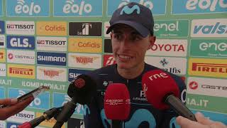 Enric Mas  Interview at the finish  Il Lombardia 2022 [upl. by Errot797]