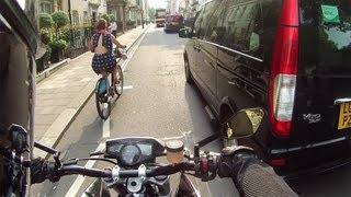 Motorcycle Filtering lane splitting compilation [upl. by Yemaj]