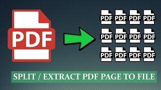 How To Separate  Split  extract PDF Files Each Page With PDFsam [upl. by Noxaj]