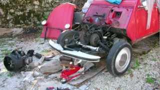 2cv  Restauration dune 2cv AZAM de 1964 [upl. by Ahsert]