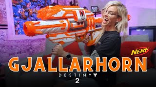 Unboxing the Destiny 2 Gjallarhorn Nerf Rocket Launcher [upl. by Repooc129]