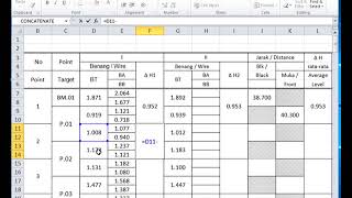 Menghitung Data Waterpass Belajar Mengitung Data WaterpasLevel [upl. by Ellirehs]