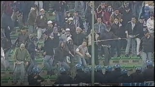 Scontri Ultras MilanLazio 1998 Coppa Italia [upl. by Adnylg908]