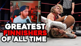 GREATEST WRESTLING FINISHERS OF ALL TIME FinisherMania 5 [upl. by Redna400]