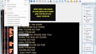 How to import and edit CDG karaoke song in Karaoke CDG Creator [upl. by Wendy]