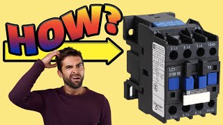 What is a Contactor  How To Use a Contactor  How To Wiring a Power Contactor [upl. by Leora]