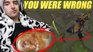 YOU WERE WRONG MY CAT DID NOT CARRY WITH MASTER YI  COWSEP [upl. by Lazarus]