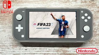 Fifa 23 Nintendo Switch Lite Gameplay [upl. by Rahab428]