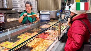 PIZZA By Slice In ROME  Amazing Italian Street Food [upl. by Thunell922]