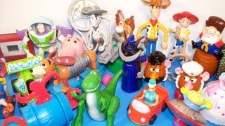 1999 DISNEYS TOY STORY 2 SET OF 20 McDONALDS HAPPY MEAL MOVIE COLLECTION TOYS VIDEO REVIEW [upl. by Asiak]