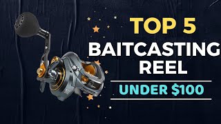 🌟Top 5 Best Baitcasting Reel under 100 Reviews in 2024 [upl. by Oderfla]