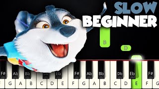 Girl On Fire  Sing 2  SLOW BEGINNER PIANO TUTORIAL  SHEET MUSIC by Betacustic [upl. by Edva910]