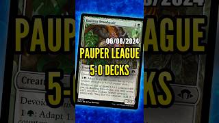 UNDEFEATED MTG Pauper League Decklists 20240806 davidroyale pauper paupermtg [upl. by Babette556]