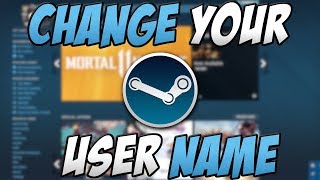 How To Change Your Steam Name [upl. by Sherman]