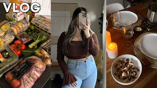 VLOG  Haul épicerie date night fondue chinoise etc [upl. by Byrann]