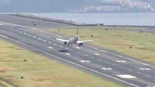 THE WILDEST LANDING EVER at Madeira Airport [upl. by Eed249]