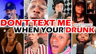 BEST Dont Text Me When Your Drunk Tiktok Mashup  Unzipped Compilation [upl. by Nirred]