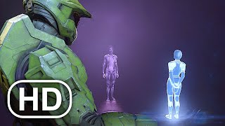 Awkward Master Chief amp New Cortana Meet Old Cortana Scene  Halo Infinite [upl. by Arraes129]