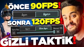 120 FPS OLMAYAN CİHAZIMDA 120 FPS AYARINI AÇTIK BU TAKTİK İNANILMAZ PUBG Mobile [upl. by Retrop]