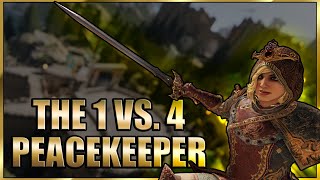 Crazy Peacekeeper 1 vs 4  Big updates bring the players back 💖  ForHonor [upl. by Nehgam278]