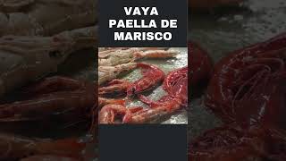 VAYA PAELLA DE MARISCO SHORT chef cocina paellademarisco food paellalovers  receta foodie [upl. by Ynna]