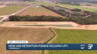 A look at how retention ponds in Youngsville are holding up [upl. by Steep]