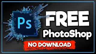 How to get PhotoShop for FREE 2024  No Download Required [upl. by Jordain]