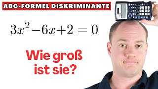 Wo ist die Diskriminante bei der ABCFormel [upl. by Spillar558]