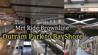 Brownline  Outram Park to Bayshore TEL4  Jovelyn Mirambel [upl. by Elo661]