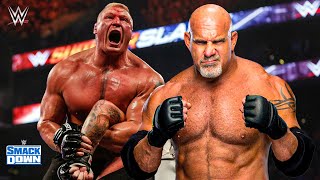 FULL MATCH  Goldberg vs Brock Lesnar  WWE Smackdown Highlights 2023 [upl. by Naujad]