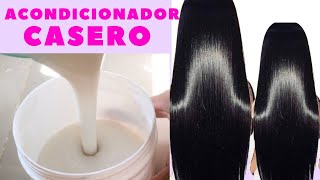 ACONDICIONADOR CASERO 100 NATURAL CON MAIZENA ARROZ Y SABILA PARA TODO TIPO DE CABELLO 😍paso a paso [upl. by Llennor]