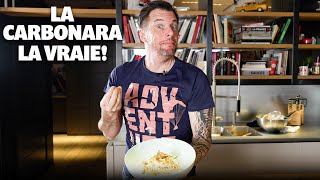 Recette de Norbert  Les vraies pâtes Carbonara [upl. by Rosenblum541]