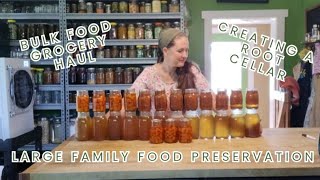 Three Canning Projects  Bulk Food Grocery Haul  Cellar Project Update everybitcountschallenge [upl. by Thier]