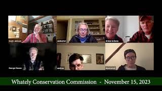 Whately Conservation Commission  November 15 2023 [upl. by Aihset]